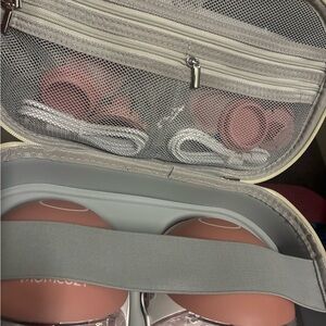 Pink Breast Pump Set with Carrying Case